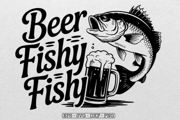 Beer Fishy Fishy SVG for Local Business Branding