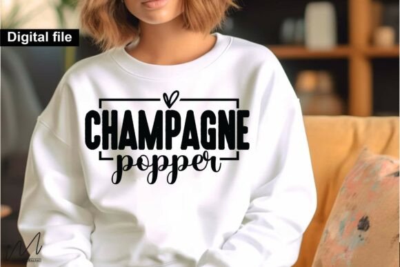Champagne Popper SVG for Festive Branding