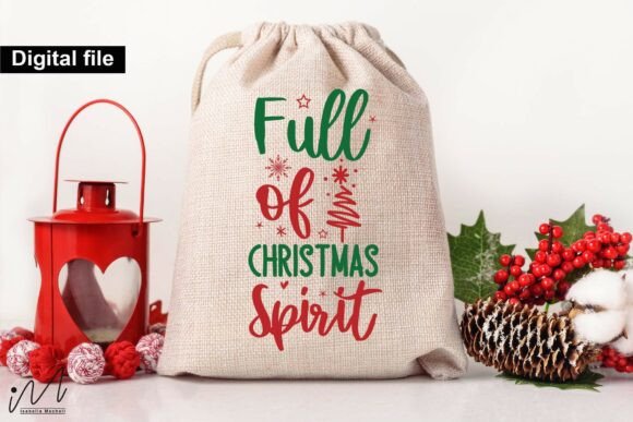 Christmas Spirit Graphic for Crafts