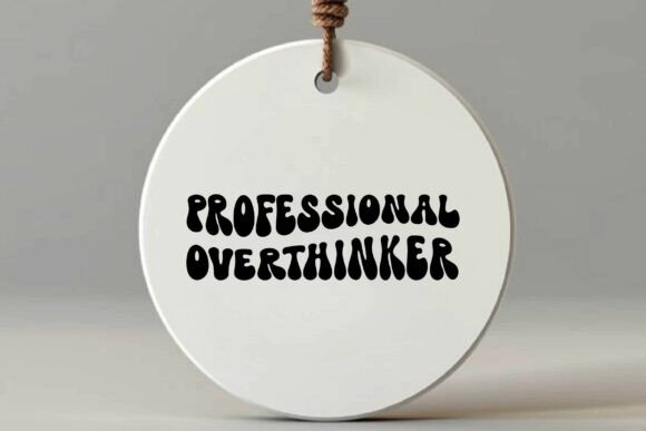 Professional Overthinker Svg for Crafts and Graphics
