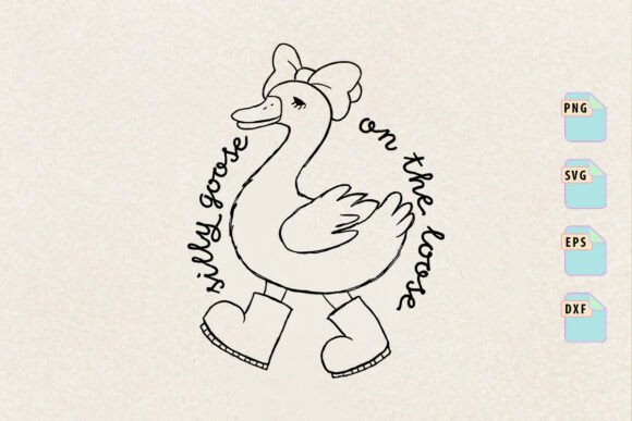 Silly Goose on the Loose Graphics for Crafts