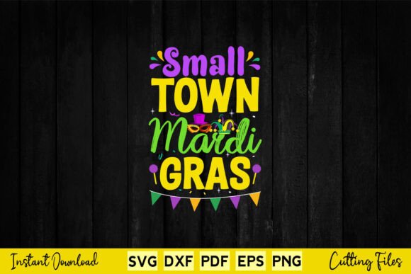 Small Twin Mardi Gras Graphics for Crafts and Merchandise